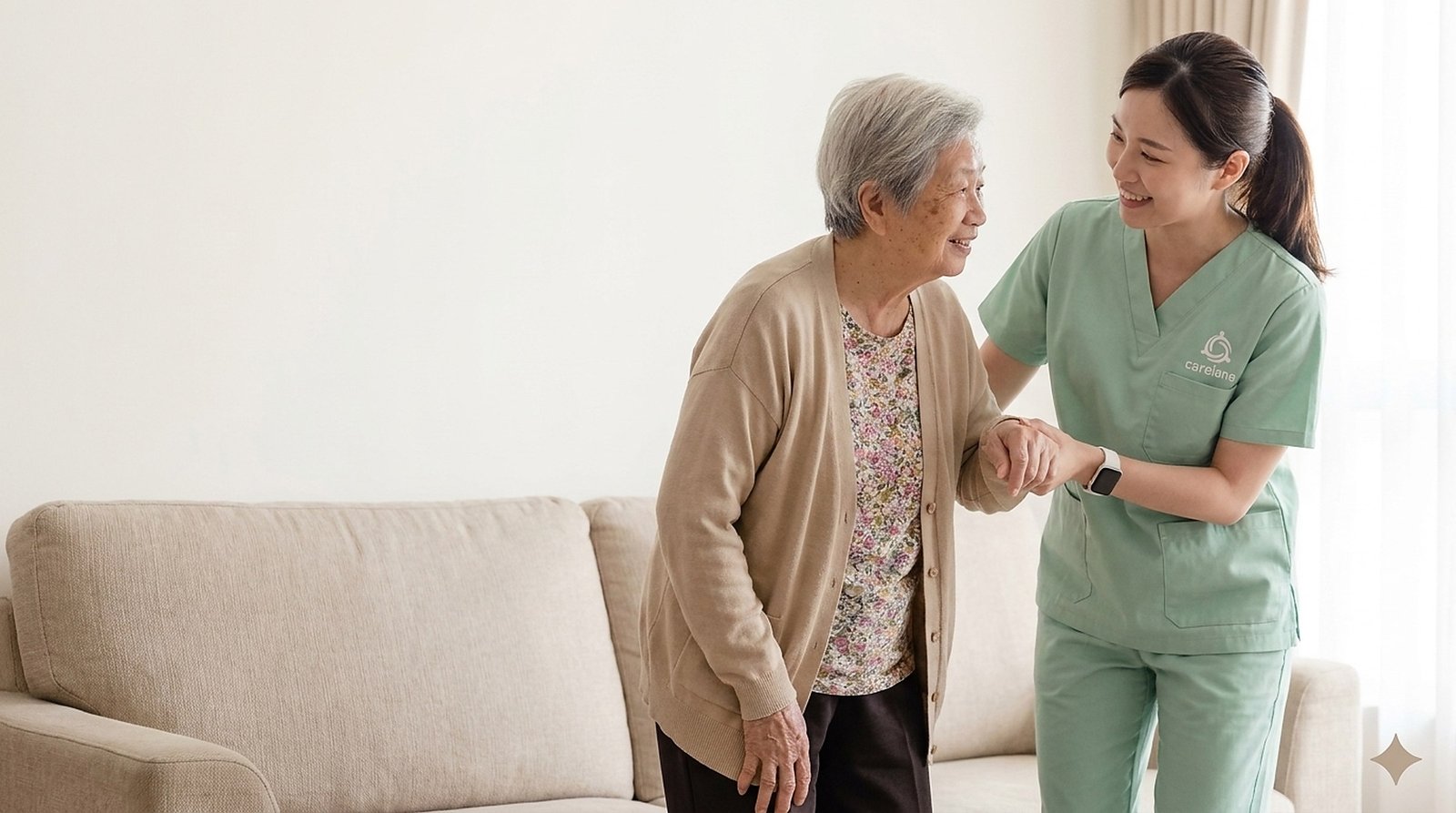 CareLane 照顧人員在家中支援長者